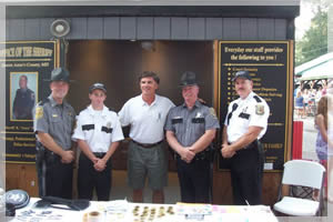 Sheriff Gary Hofmann withy Governor Bob Ehrlich and Staff