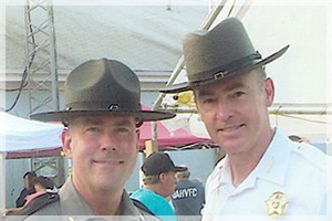 Sheriff Gary Hofmann partners with Sheriff Dallas Pope from Talbot County