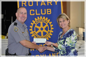 Working with local civic groups, like the Rotary